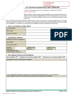 SDN5025 GREEN DC Electrical Inspection and Test Certificate V1.1