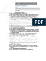 Juicio Político. Cuestionario Repaso