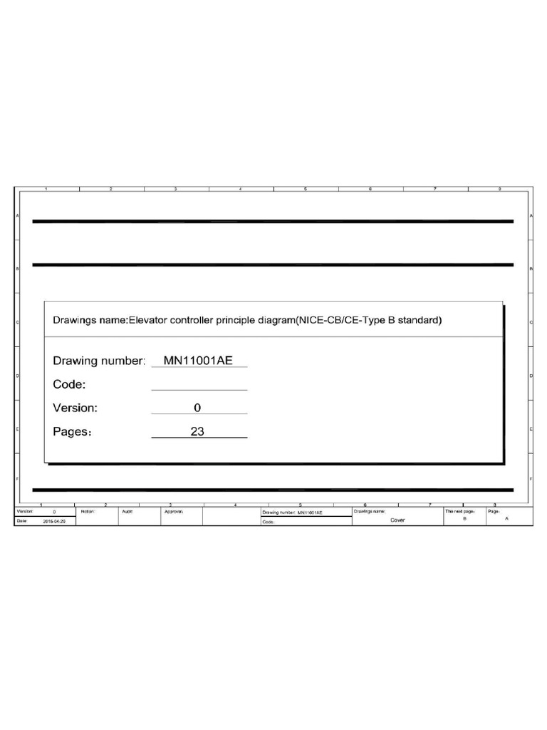 Elevator Controller Principle Diagram | PDF