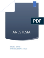Resumen de Anestesia