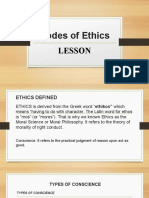 Codes of Ethics