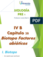 Pre 1 Cap 20 Biotopo Factores Abioticos