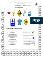 Ficha de Personal 1 Señales de Transito