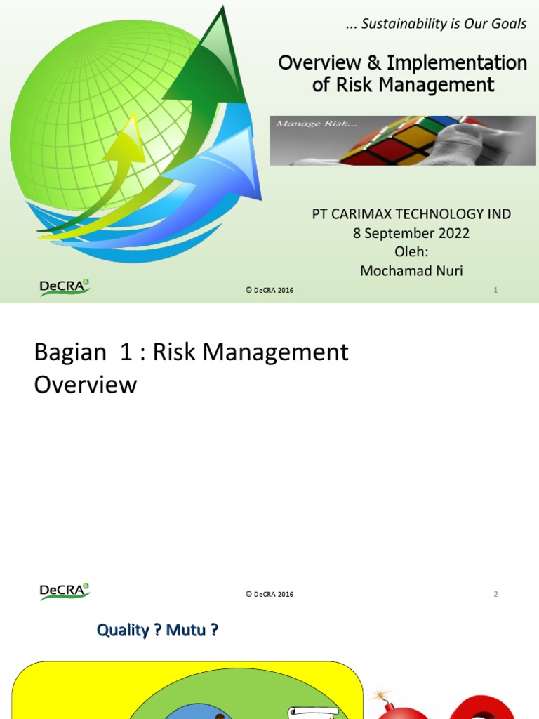 Overview Risk Management Pdf