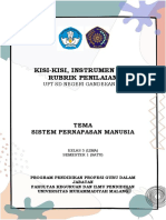 Kisi-Kisi, Instrument Dan Rubrik Penilaian - Fanti Maria Fifah