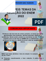 Possíveis Temas Redação Enem 2022