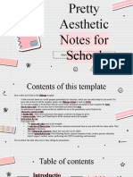 Cute Aesthetic Notes For School