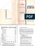 Cessna 150 1975 Owners Manual