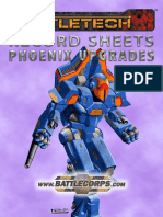 BattleTech 10991 - Record Sheets - Phoenix Upgrades