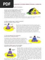 DEZ PONTOS PARA ORIENTAR A LEITURA ORANTE PESSOAL E DIÁRIA DA BÍBLIA