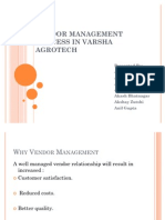 Vendor Management Process in Varsha Agrotech