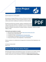 Climate Action Project - Lesson Plans - SPANISH
