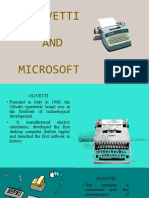 Olivetti and Microsoft
