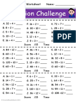 Grade 4 Division Challenge Worksheet 5