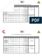 توزيعة النهائى المحاضرات العملى ترم ثاني