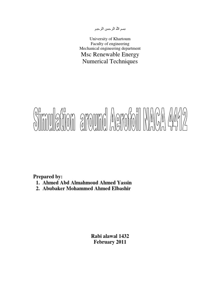 NACA 4412 Aerofoil Simulation Results | PDF | Airfoil | Fluid Dynamics