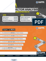 Factor Analysis - Group 3 and 8