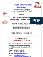 Austrian International Challenge: BE Circuit 2008/2009