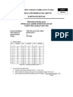 Pedoman Penilaian Pas Genap Prakarya Ix