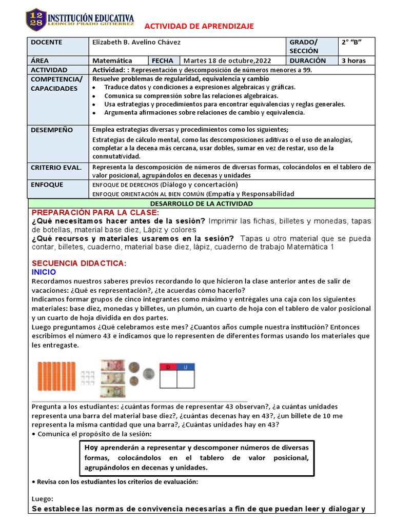 Ada Matematica Martes 18 de Octubre 2022 | PDF