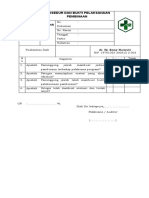 Daftar Tilik Sop Prosedur & Bukti Pelaksanaan Pembinaan