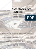 2021 Building Utilities 3 - Module 1 Lecture 6 Design of Rooms For Music (S)