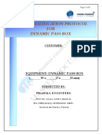 9.1 Design Qualification Protocol For Dynamic Pass Box