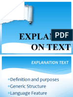Explanation Text