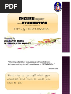 Tips & Strategies Answering English Paper 2 UPSR