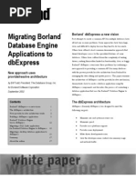 Migrating Bde Applications To Dbexpress