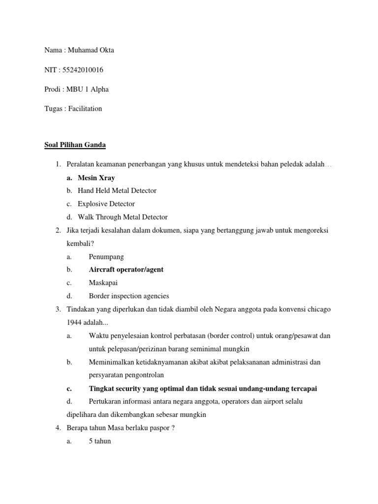 Facilitation Mbu A | PDF