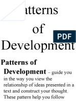 Pattern of Development