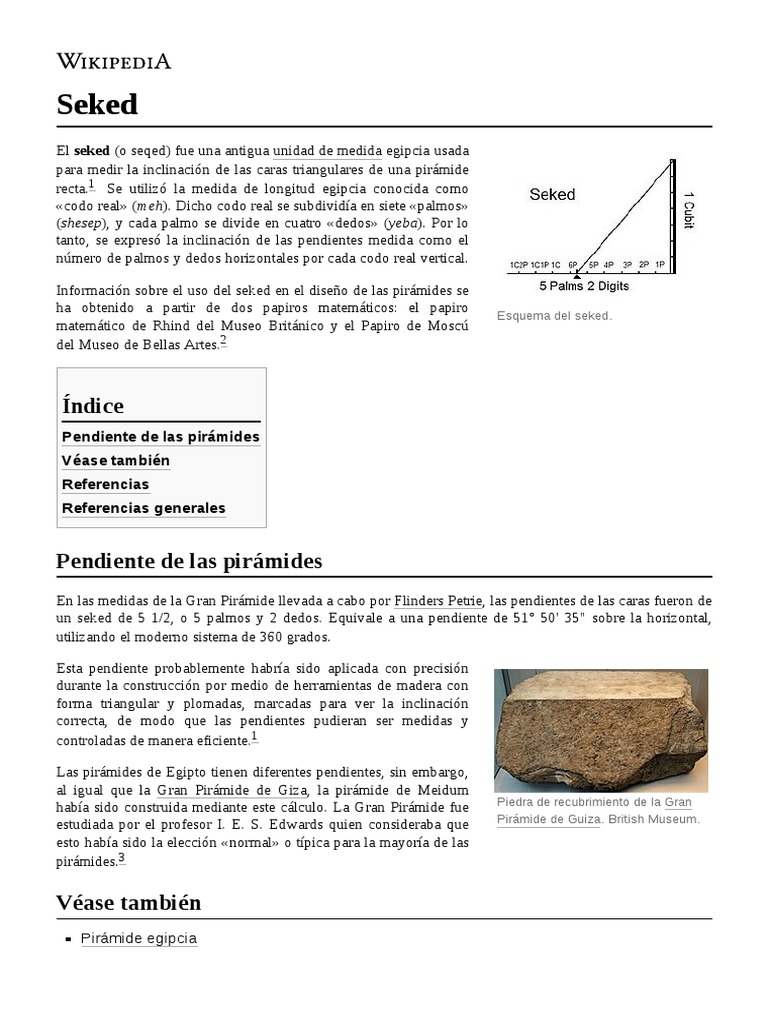 Seked | PDF | Antiguo Egipto