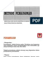 Metode Pemadaman