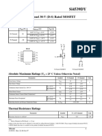 Si4539DY: Dual N-And P-Channel 30-V (D-S) Rated MOSFET