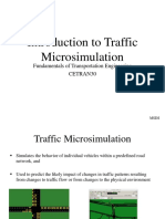 Basic Traffic Microsimulation in SUMO