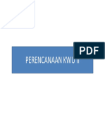 Perencanaan Kwu Ii