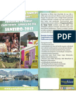 Flyer - Programa de Férias Cape Town Janeiro 2012
