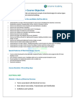 Electrical Design Chapters