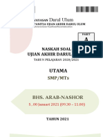 5-Naskah Soal B. Arab-Nashor - SLTP - 20-21 Paket A