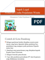 Aspek Legal Pendirian Usaha Perjalanan Wisata