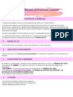 Procesal Materia