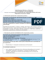 Guía de Actividades y Rúbrica de Evaluación - Unidad 2 - Paso 3 - Evaluación de Alternativas de Financiación