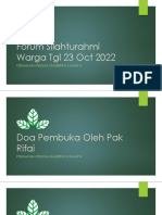 Pertemuan Warga PK3 Tahap 4 23-10-22