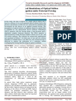 Numerical Simulations of Optical Soliton Propagation Under External Forcing