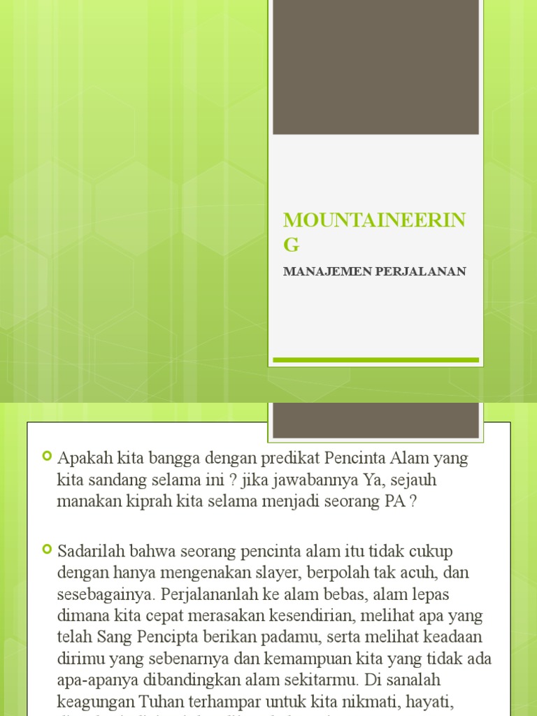 Manajemen Perjalanan | PDF