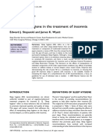 Stepanski2003 Use of Sleep Hygiene in The Treatment of Insomnia