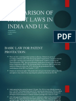 Comparison of Patent Laws in India and Uk