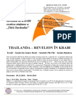 Revelion Thailanda - Krabi 28.12 - 06.01.2023