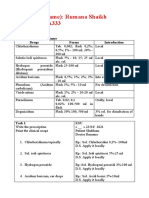 Rumana Shaikh Disinfectant Task Pharma